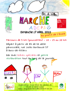 Marche ADEPS de Bois-de-Villers 17/04/2022