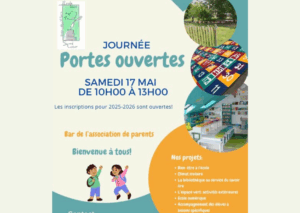 Portes ouvertes – Samedi 17 mai de 10h à 13h